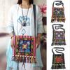 Women Vintage Tribal Ethnic Thai Indian Boho Tassel Cotton Linen Shoulder Bag Embroidery Flower Tapestry Tote Messenger Bags