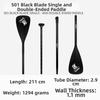 Adjustable Surfing Paddle Aluminum Alloy Water Sports Boat Paddle  for SUP Board and Kayak