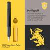 Lamy Nexx Harry Potter Hufflepuff Fountain Pen Special Edition with House Engraving Steel Medium Line Width Aluminum Body T10 Blue Ink Cartridge - -
