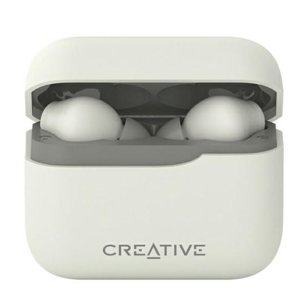 Słuchawki bezprzewodowe Creative Zen Air Plus ANC Bluetooth 5.3 Kremowe