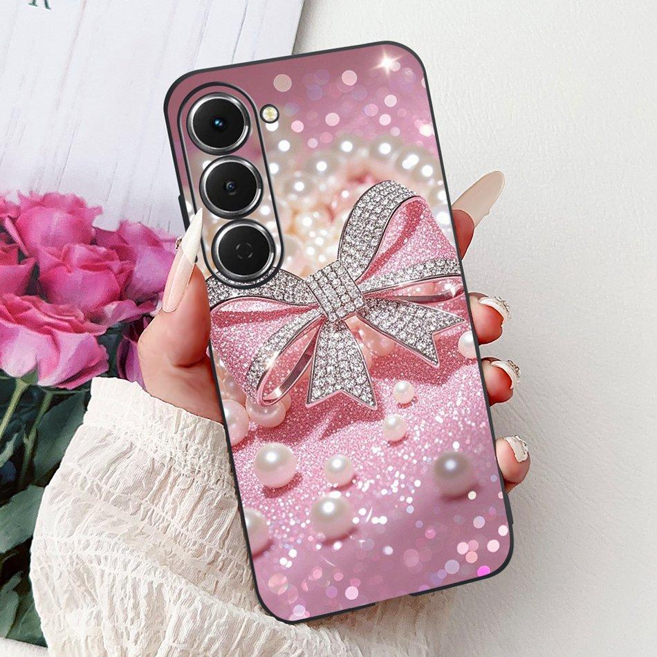 For Tecno Spark 40 Pro / 40 Pro+ Elegant Floral Butterfly Phone Case For Tecno Spark 40Pro Plus KM6 KM7 Soft Silicone TPU Cases