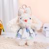 Plush Stuffed Drooping Ear Rabbit Pendant Rabbit Doll Bag Hanging Pendant  Bag Backpack Decor