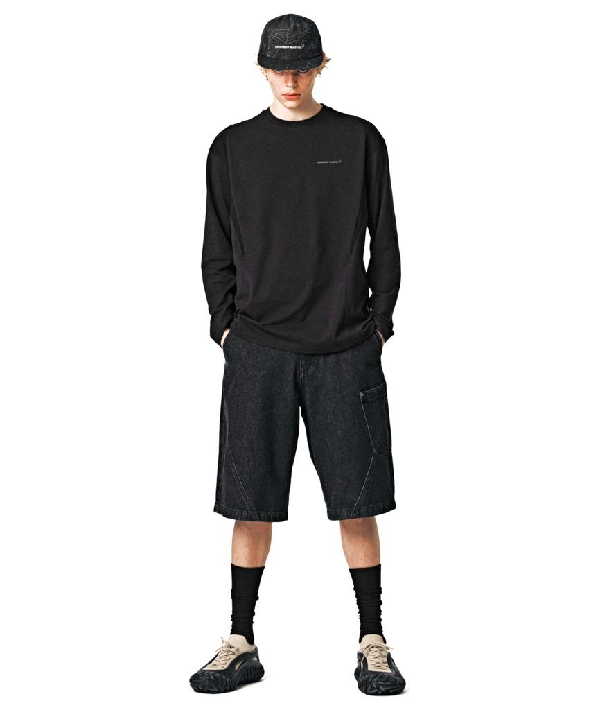 Loghideumatin Denim Shorts (Black)