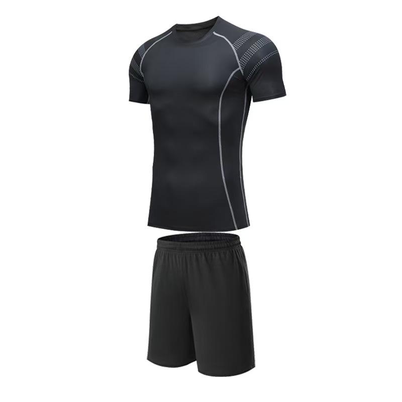 Men's High-Elasticity Quick-Dry Sports T-Shirt for Basketball & Running