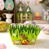 User Friendly Green Rabbit Basket Easters Celebration Decors for Easters Festivities Perfect for Kids and Family Gatherings
