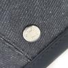 Pristine HERMES beret Saint Honoré Serie button leather trim gray cotton 56 Used
