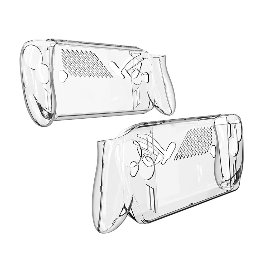 Clear Transparent Case for ROG Xbox Ally X Anti-Slip Anti-Drop Sweatproof Slim Cover Protector Handheld Protective Cover 1/2Pcs