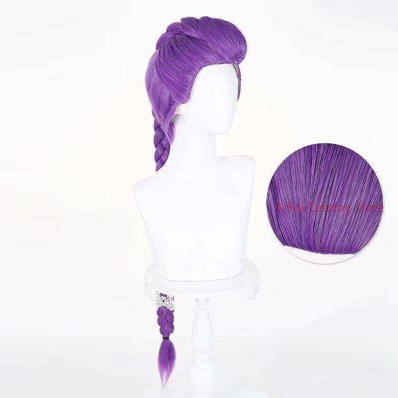 SBluuCosplay Kpop Huntrix Rumi Peruka Cosplay Halloween Party Demon Akcesorium Myśliwi Odpinany Kucyk