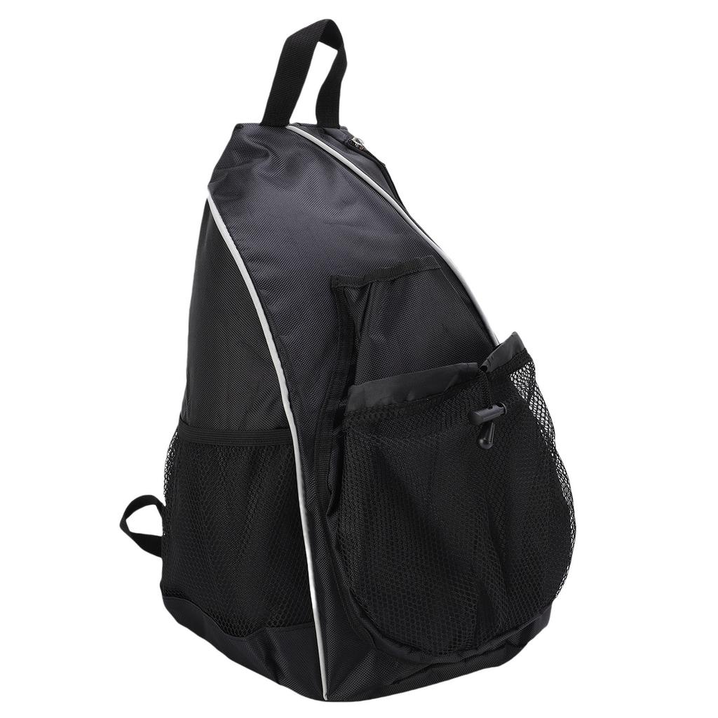 Pickle Ball Backpack 35L Large Capacity Oxford Fabric Sports Bag with Fence Hook for Balls Rackets Water Bottle Shoes