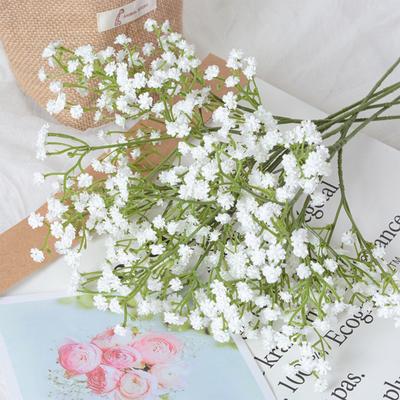 1/3/5 Stück Weiße Schleierkraut Künstliche Blumen Gypsophila DIY Bouquet Plastik Kunstblumen für Hochzeitsfeier Heimdekoration