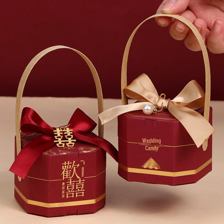 Wedding & Engagement Candy Gift Box - Elegant Handbag Design