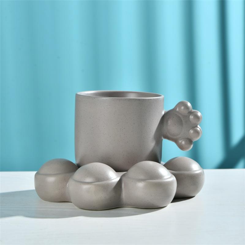 Ceramic Coffee Cup Saucer Cup Supply Wind Breakfast Cup Cute Couple Cup