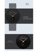 Men's Black Luminous Quartz Sports Watch - Trendy Waterproof Wristwatch