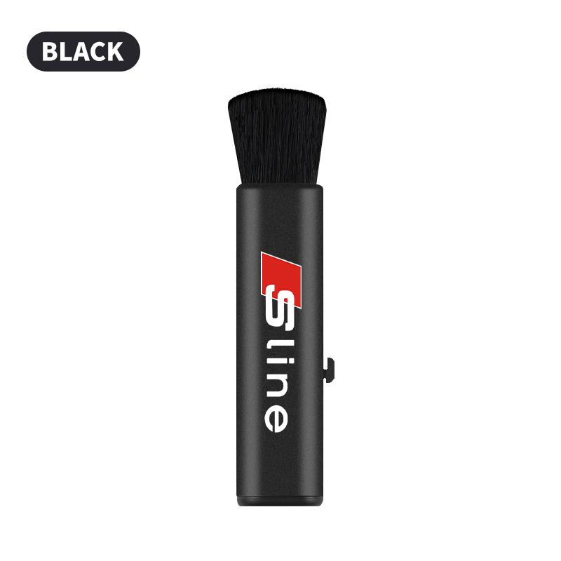 

Car Air Conditioner Outlet Clean Brush Dust Remover Accessories For Audi S8 TT A4L A6L RS3 RS4 RS5 RS6 C6 S3 S4 S5 S6 S8 A7 A8 A1 A3 A4 A5 Q3 Q5 Q7 sline чорний