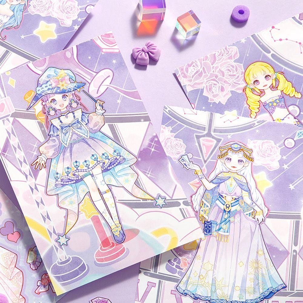 Cartoon Decorative Stickers DIY Decorative Decals Fashion Dress Up Sticker