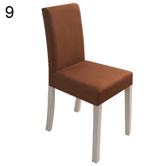 Talos Home Restaurant einfarbige, elastische, staubdichte Schutzhülle für Esszimmerstühle