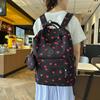 New backpack small backpack girls' elementary school junior high and high school student school bag nylon cute strawberry print backpack girl