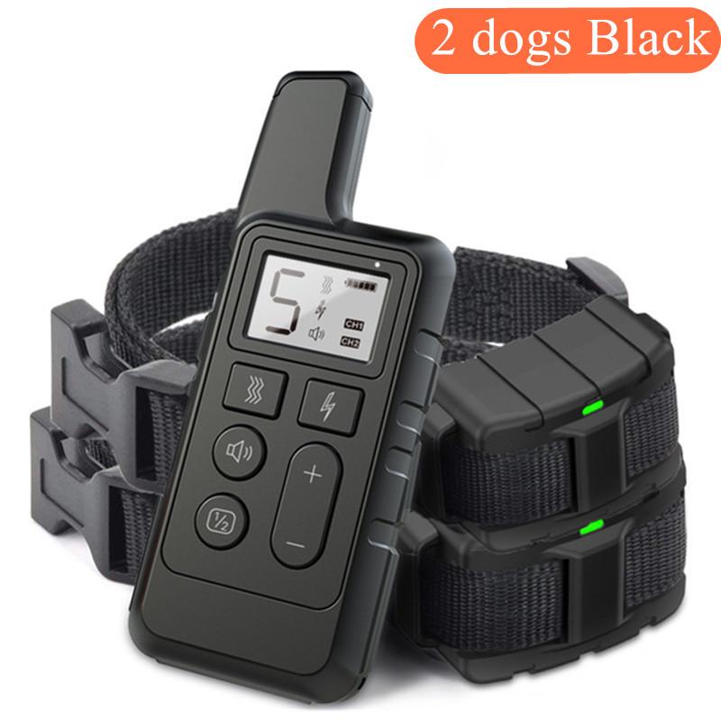 Dog Training Device: Remote-Controlled Waterproof Bark Stopper with Shock, Vibration, and Warning Features for Pets (500m Range)