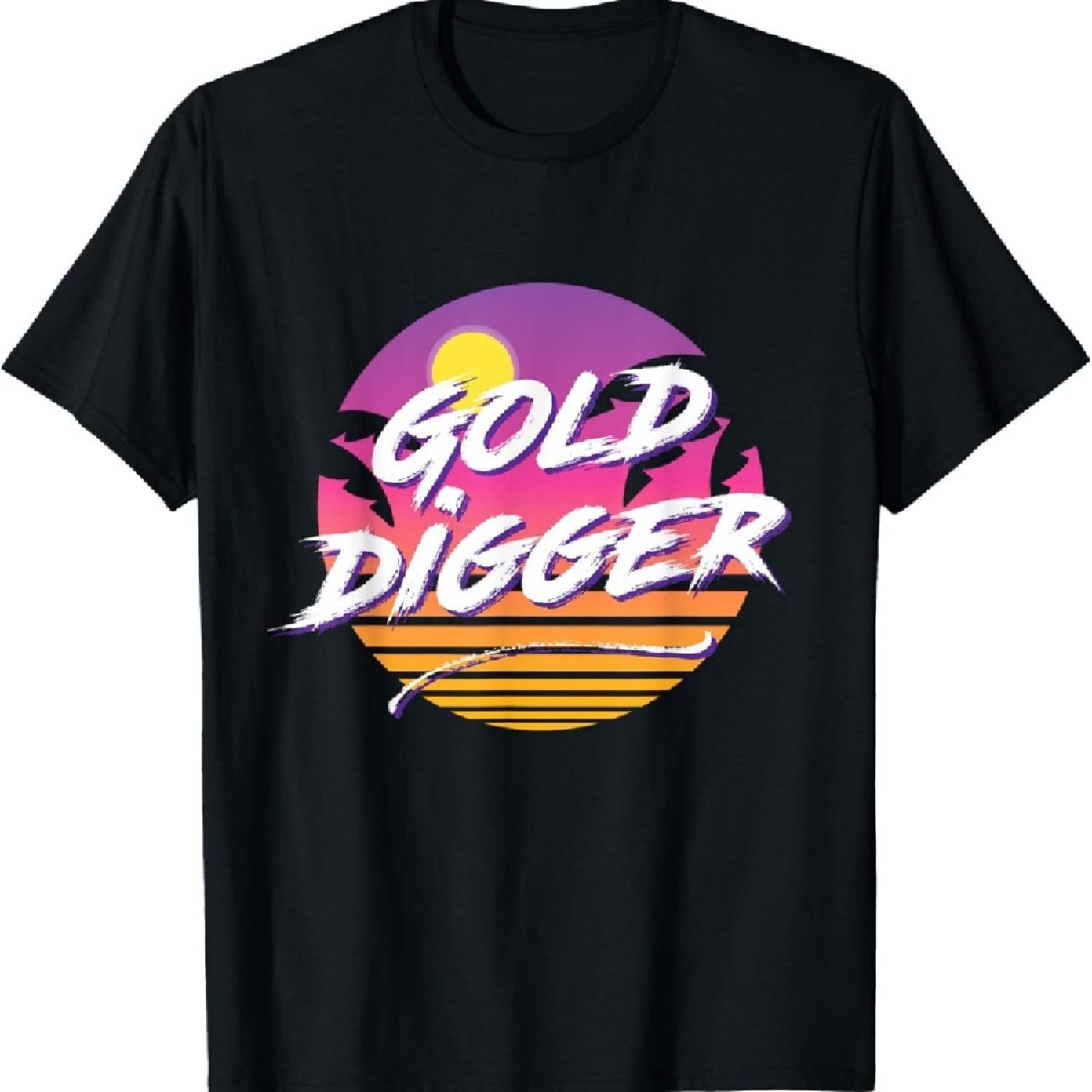 

Gold Digger, Gold Miner Funny Graphic T-Shirt XXXXXL чёрный
