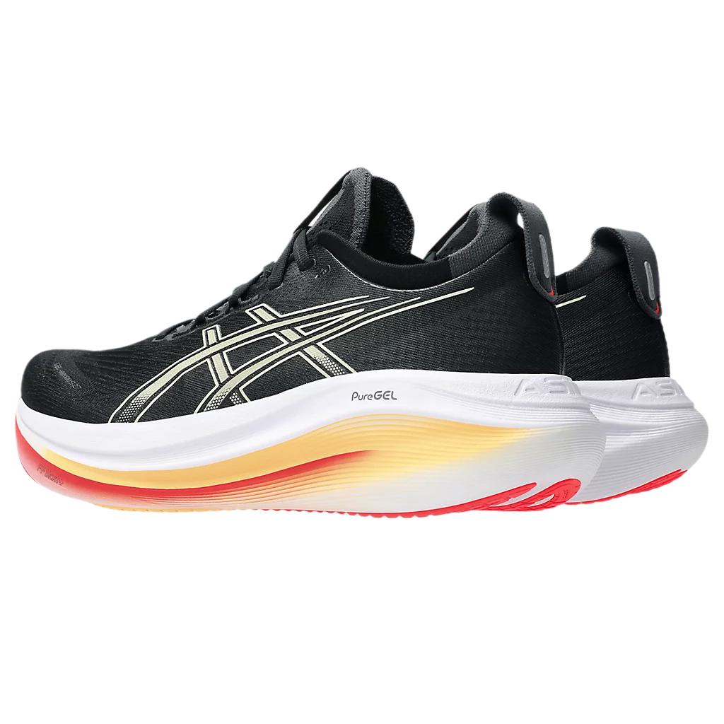 Asics Gel-Nimbus 27 Comfortable Versatile Simple Fashion Low-Top Running Shoes Men Running Shoes Black 1011B958-005