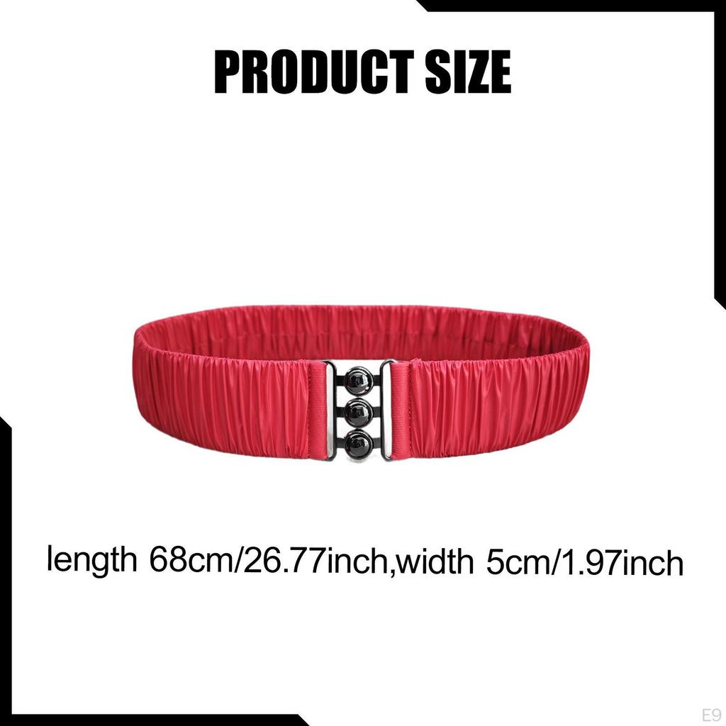 Elastic Waist Belt Casual Elegant Waistband for Winter Outwear Clothes