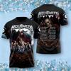 Novelty Rock Halloween Band 3D Print T-shirt Men Women Fashion Trend O-Neck Short Sleeve Tops Tees Plus Size Tshirt Men Clothing