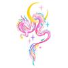 CQ New Arrival Colorful Cute Animals Cartoon Sticker Waterproof Water Transfer Temporary Glitter Tattoo Stickers for Children