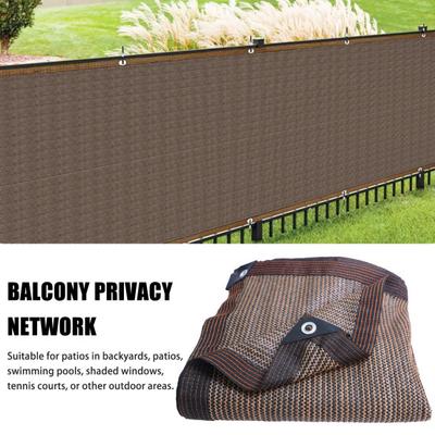 1/2x5M Balcony Privacy Screen Fence Cover UV Protection Weather-Resistant Apartments Railing Screen Heavy Duty Wind Block Sun Shade Net
