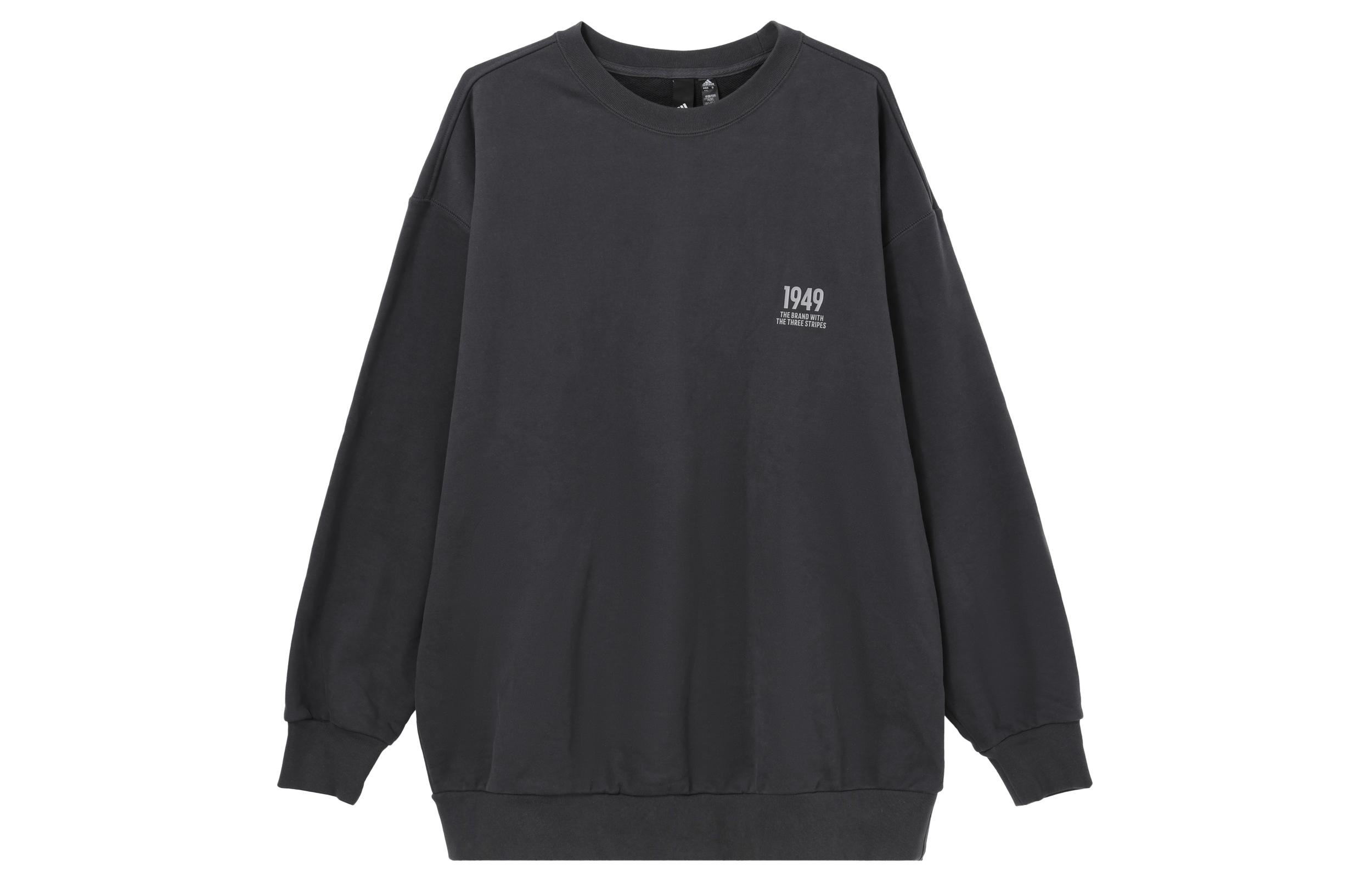 Adidas Sweatshirts Unisex Black Crew Neck Moderate Regular IK3469 L