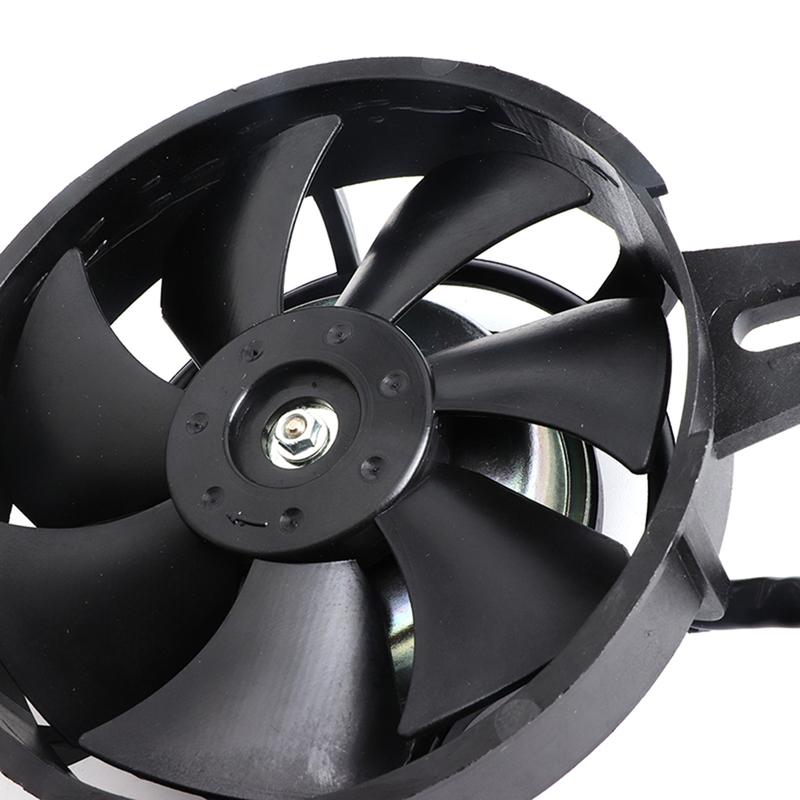 12V Motorcycle Engine Electric Radiator Oil Cooler Cooling Fan For 150cc 200cc 250cc 300cc ATV Quad Go Kart Buggy Motocross Part