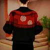 Double-Sided Fleece Autumn/Winter Long-Sleeve Slimming Top for Middle-Aged Women - Casual, Flattering, Age-Defying Outerwear