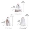 Ghost Figurine Ghost Halloween Figurine 3 Pieces Resin Decorations Festive Sculpture For Table Home Desk Birthday Shelf
