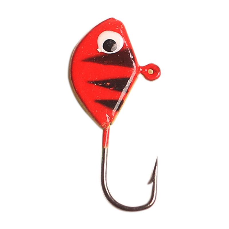 Haczyk Jigowy Cross6 Wzór Ryby 2,1g Mikro Lód Wędkarstwo Miękka Przynęta Haczyk