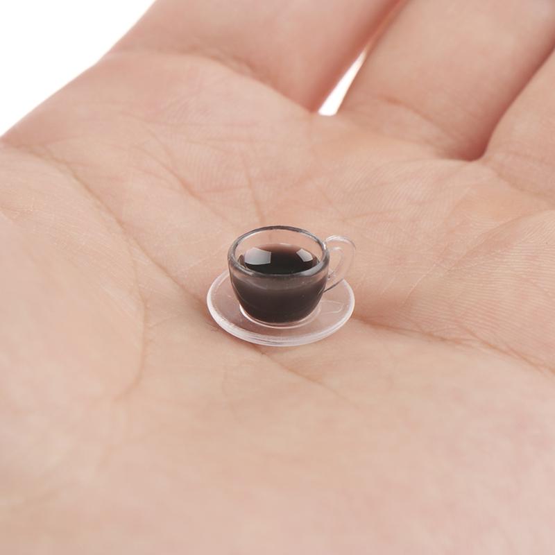 1:12 Dollhouse Miniature Mini Coffee Cup Set Model Doll Accessories Toys