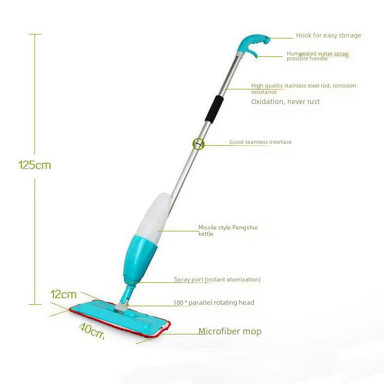 Multi-Functional 4-in-1 Spray Flat Mop for Home