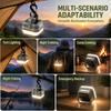 Solar Rechargeable Camping Light 12 Led 300-400Lm 3 Light Modes Usb-C Solar Ipx4 Portable Hanging Outdoor Emergency Lantern