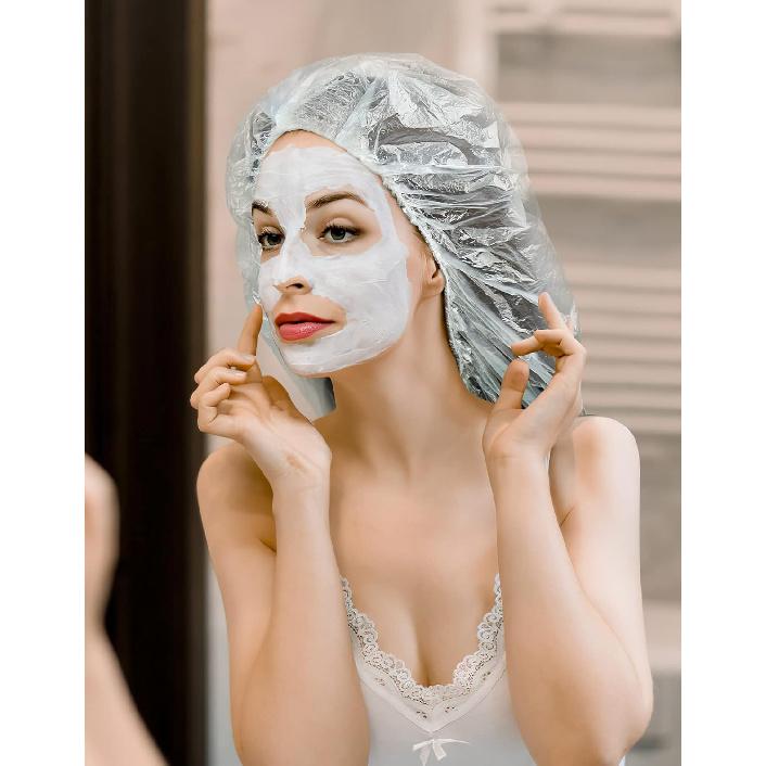 Disposable Shower Cap for Long Natural Hair Women