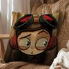 Retro Style Game Psychonauts Pillow Case Pillow Case Living Room Sofa Cushion Cover Suitable For Home Bedroom Room Decoration