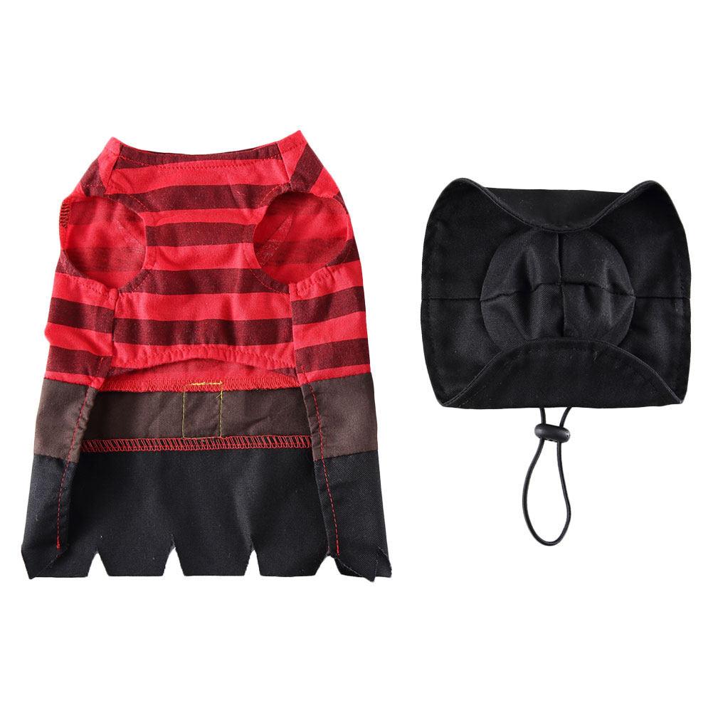 Pet Clothes Dog Costume Halloween Pirate Style Apparel Apparel Middle large Size Breathable Polyester Dog Coat