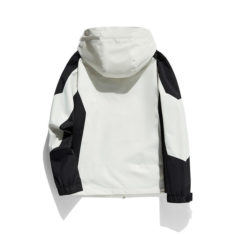 2-in-1 Waterproof Windproof Hooded Outdoor Jacket With Removable Fleece Liner Hiking Camping Winter Cycling