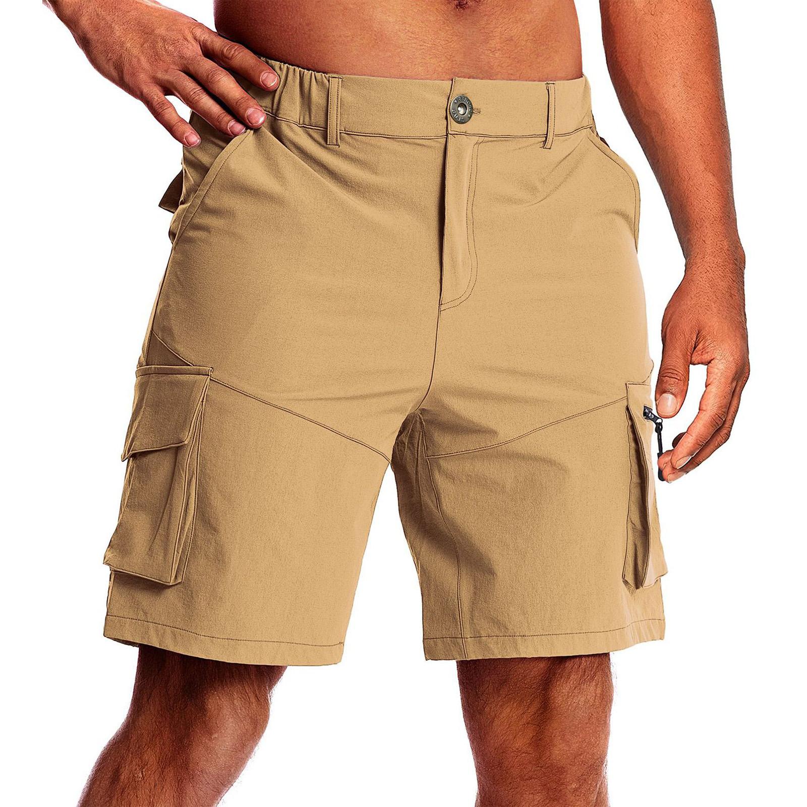 

Мужские спортивные хлопковые льняные повседневные свободные шорты Повседневные пижамы с карманами для бега Брюки XXL оранжевый