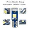 10PCS Super Bright LED T5 3SMD Car Motorcycle Dashboard Light Wedge Instrument Lamp Indicator Signal Bulbs DC12V 3030smd
