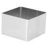 Stainless Steel Cake Ring 3 Inch Square Mousse Mould Baking Pastry Dessert Tool Cookie Cutter Oven Safe Kitchen Barware