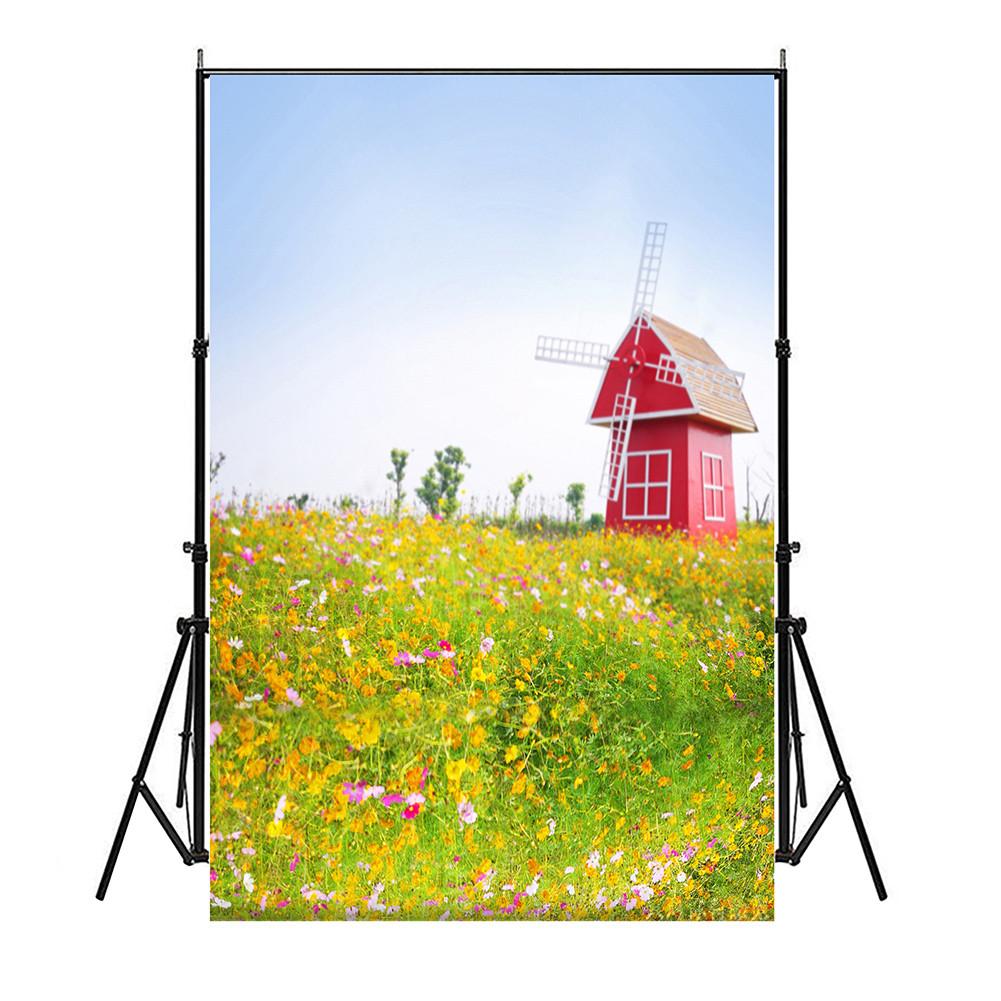 House Corner Theme Backdrop for Summer Weddings,Birthdays,Graduations,Party Decor Banner,Picturesque Scene,Tapestry