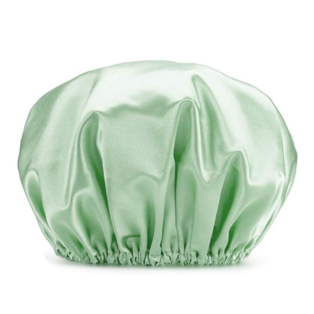Waterproof Bath Hat Bathroom Shower Hair Cover Women Supplies Shower Cap Adult Shower Bath Bathing Caps Bathroom Shower Caps