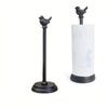 Vintage Cast Iron Craft Bird Tissue Holder Kitchen Paper Towel Holder Desktop Decoration Storage Rack Bathroom Accessories