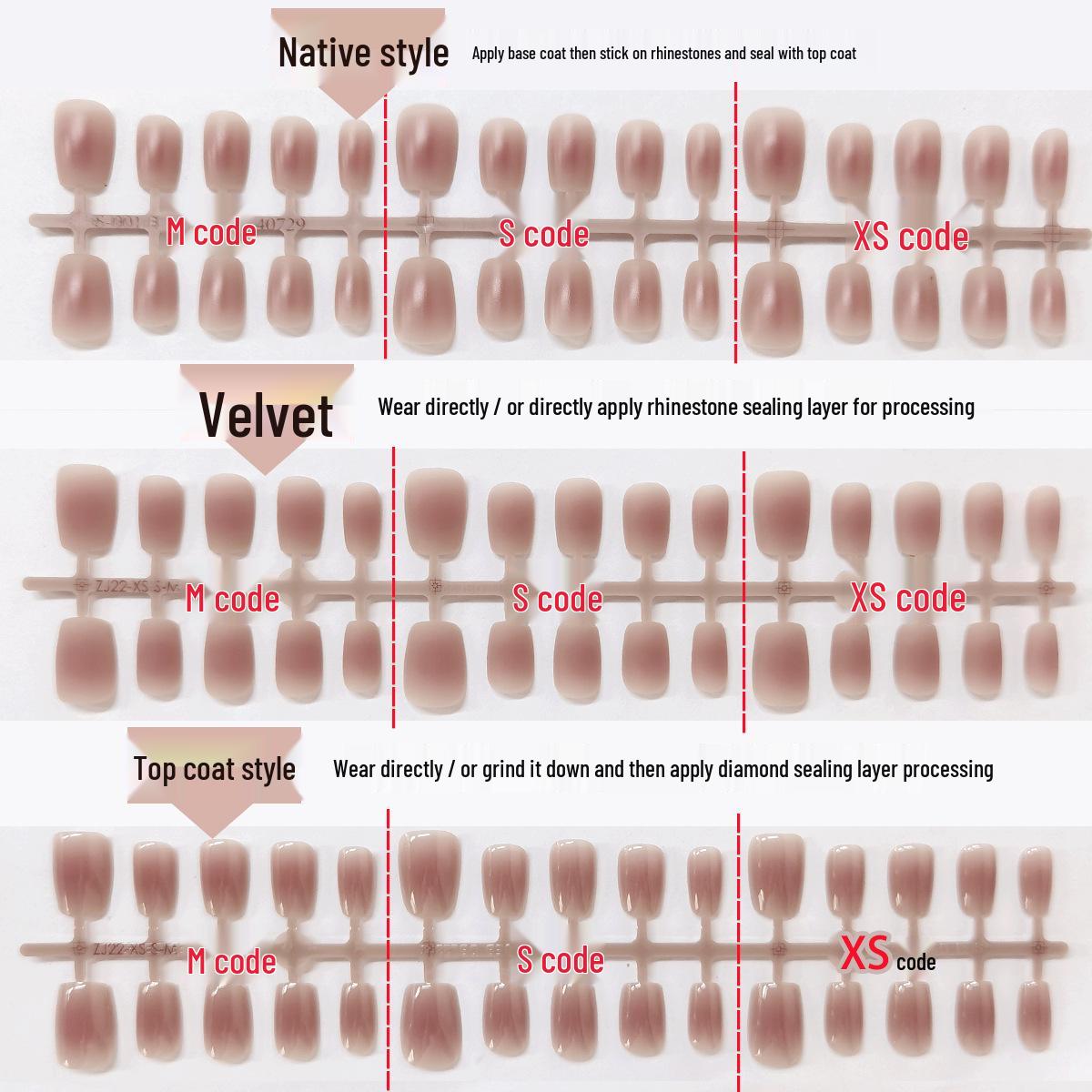 

Plum Purple Creaseless Velvet Matte Nail Stickers - Short, Full Cover, Ultra-Thin