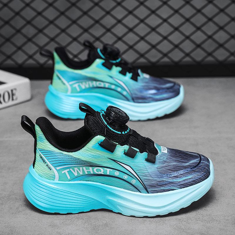 Boys shoes children's sports shoes 2025 new soft spring and autumn new comfortable shock absorption lightweight mesh breathable running shoes