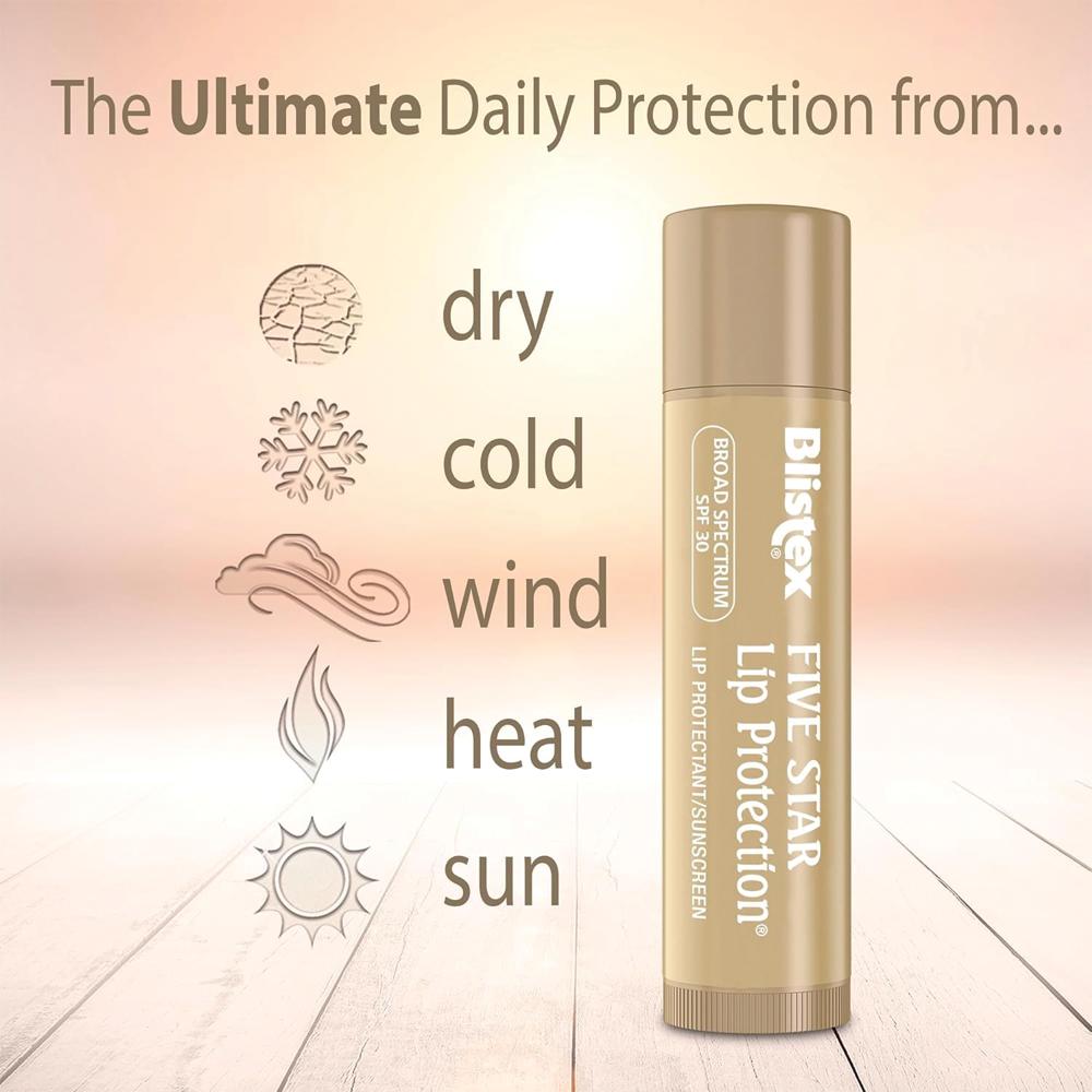 Nawilżający balsam do ust Five Star Lip Protection SPF 30 Blistex 4,25 g