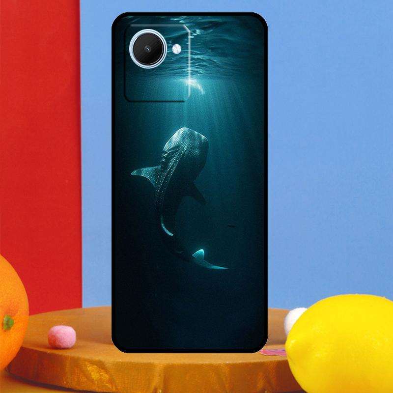 Ocean Whale Shark Swimming For Realme 15 Pro 13 12 11 10 14 Pro Plus C65 C67 C63 C61 C55 C51 C53 C35 C75 GT6 GT7 Case